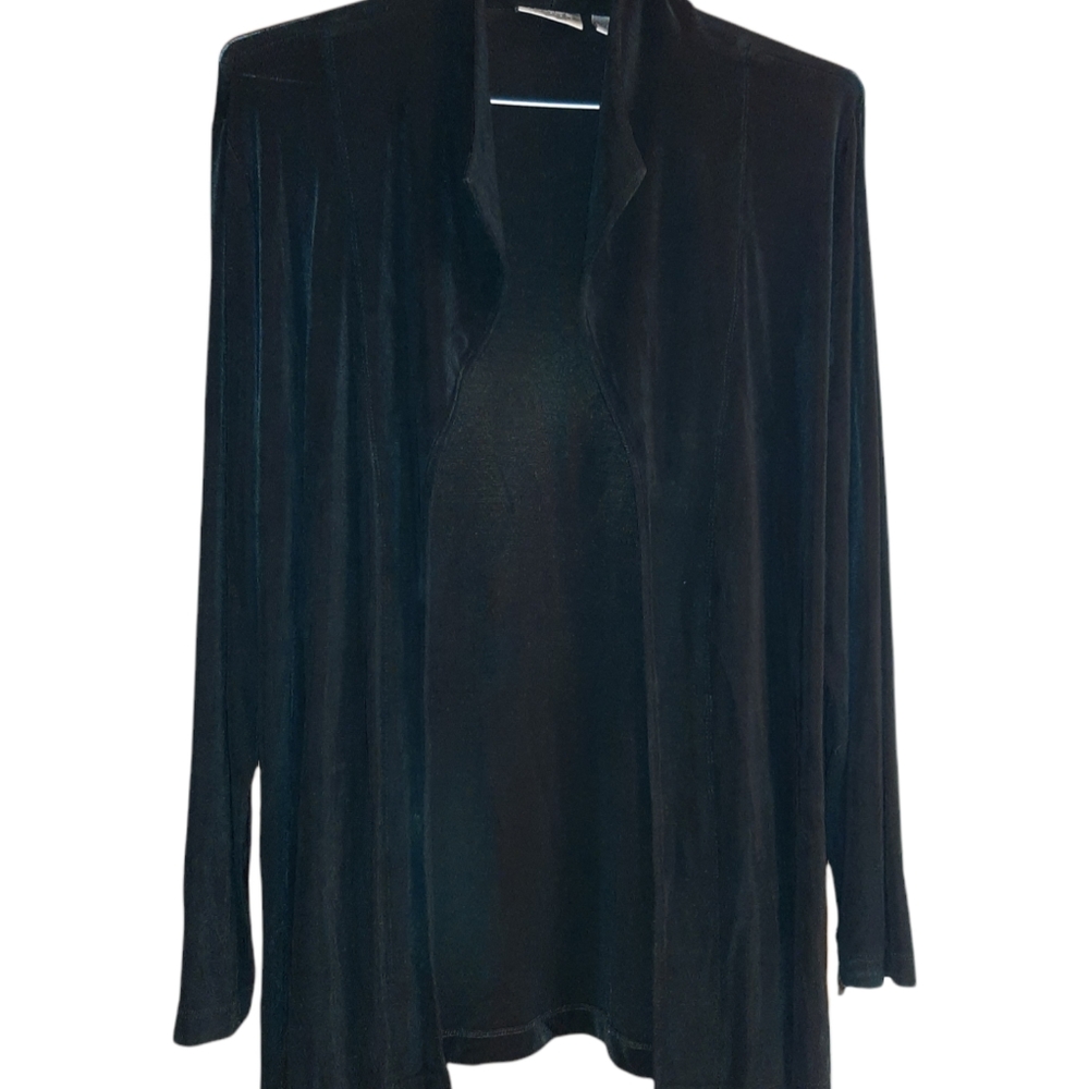 Chico’s Travelers Cardigan size Large Black